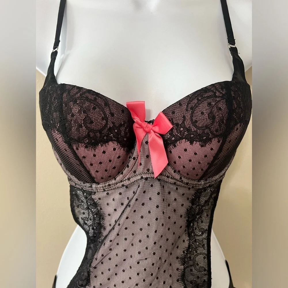 Victoria’s Secret Sexy Little Things Lace Bustier Babydoll – 36B